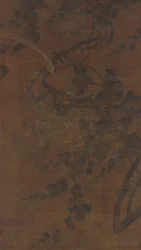 Pássaros, videiras e flores, dinastia Ming, 1368-1644.