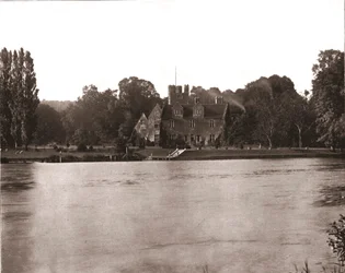 Abadia de Bisham, acima de Marlow, Berkshire, 1894.