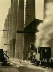 Alto-fornos, Donawitz, Áustria, c1935.