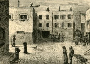 Quintal do Coração Sangrento, c1872.