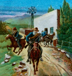 Bôeres que se retiram de uma fazenda, 1900