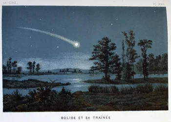 Bolide e seu trem, 1870