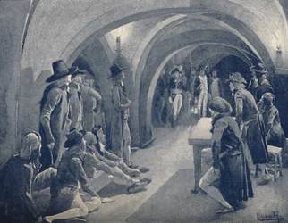 Bonaparte que fecha o clube de Panthéon, 1796, 1896.