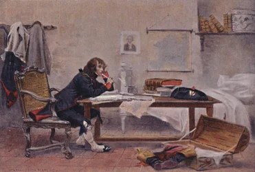 Bonaparte em Auxonne, 1788, 1896.