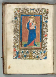 Livro de Horas de Uso de Metz: Fol. 26v, Virgem e Criança, c. 1440