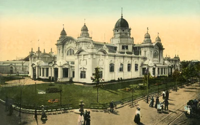 A selva de Bostock, Exposição da Coroação, Londres, 1911