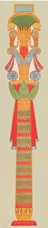 Capital do buquê, Tebas, Egito, 1928.