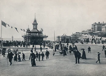 Bornemouth - a aproximação do cais, 1895