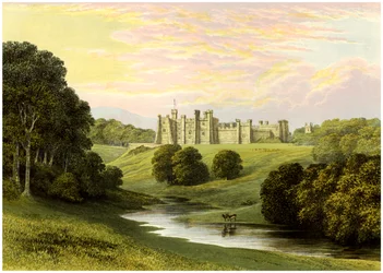 Castelo de Brancepeth, Lord Boyne, c1880
