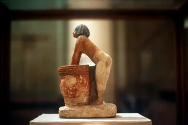 Modelo de túmulo egípcio de Meketra, 9a dinastia, c2160 aC