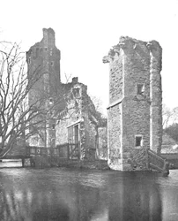 Alvenaria em Caister Castle, Norfolk, 1903