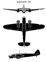 Bristol Blenheim Mk IVF, 1941