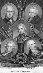 Almirantes britânicos