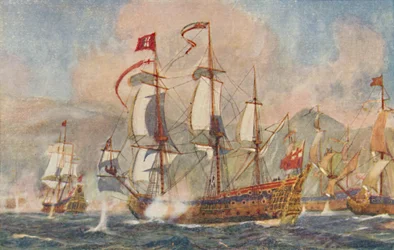 Navio de guerra britânico do século XVII, 1924