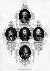 Oficiais da marinha britânica, 1837
