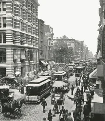 Broadway, Nova York, EUA, 1895.