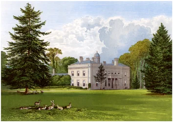 Brockley Hall, Somerset, casa da família Smyth-Pigott, c1880
