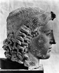 Busto de bronze do deus grego Apolo, c460 aC Século XX
