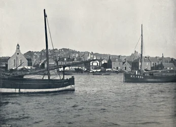 Balsa de Broughty - vista do rio, 1895