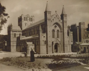 Igreja da Abadia de Buckfast, NW, final do século XIX e início do século XX