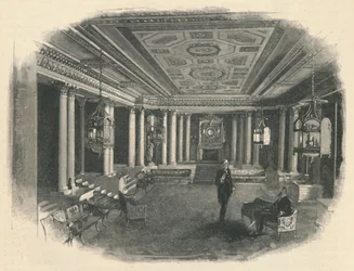 Palácio de Buckingham: The Marble Hall, 1886