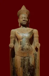 Buddha Khmer art, período pós-Angkor, 16º c.