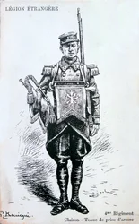 Bugler, 4º Regimento da Legião Estrangeira Francesa, século 20