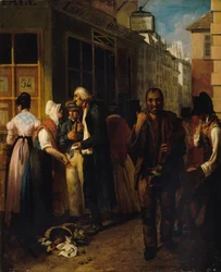Escritório da Lotaria Real sob a Restauração, 1820.