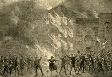Queima de Newgate, 1780, c1872.