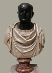 Busto de Vespasiano, 1º H. 1º cen. DE ANÚNCIOS