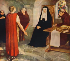 Caedmon antes de Santa Hilda, 1912