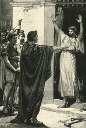 César Possuindo o Tesouro no Templo de Saturno, 1890.