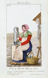 Vendedor de café com leite, 1826