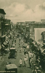 Calcutá. Bazar de Burra, 1910.