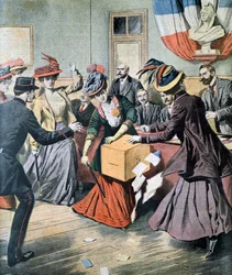 Campanha pelo sufrágio feminino na Bélgica, 1908