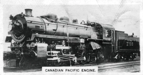 Motor de passageiros do Pacífico canadense, Canadá, c1920s
