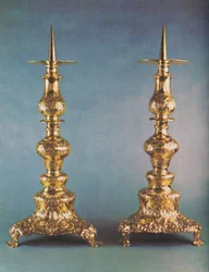 Castiçais, c.1662, 1953