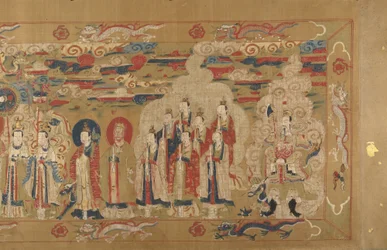 Pergaminho de Canonização de Li Zhong, colofão de 1641.