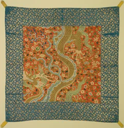 Dossel com dragão entre flores, final dos anos 1100.