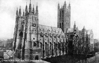 Catedral de Canterbury, Canterbury, Kent, início do século XX