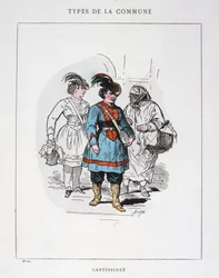 Cantinieres, Comuna de Paris, 1871.