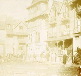 Cantonment, De Panne, Flandres, Bélgica, c1914-c1918