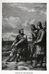 Canute à beira-mar, 1882