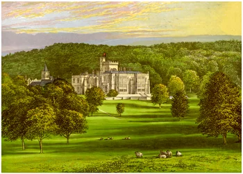 Capernwray, Lancashire, casa da família Marton, c1880