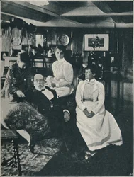 Capitão Bourchier, sua filha e neta, c1900, 1910