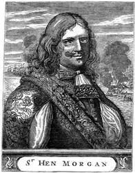 Capitão Morgan, bucaneiro do século XVII, c1880