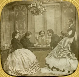 Jogo de cartas, século XIX