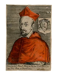 Cardeal Francesco Sforza, padre italiano, século XVI
