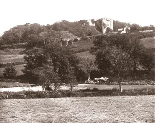 Monte de Carisbrooke, Newport, ilha do Wight, 1894.