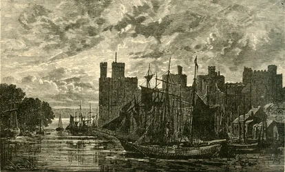 Castelo de Carnarvon, 1898.